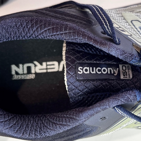 Saucony Guide ISO EVERUN Running Shoes - Gray and Black - sz. 10W - Picture 8 of 10